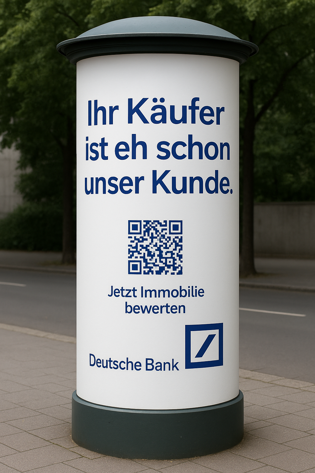 Litfaßsäule · OOH · QR-Kampagne