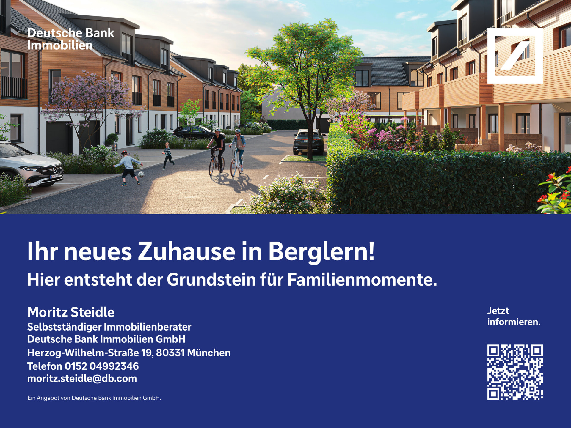 Bautafel · 400 × 300 cm · Neubau-Vermarktung