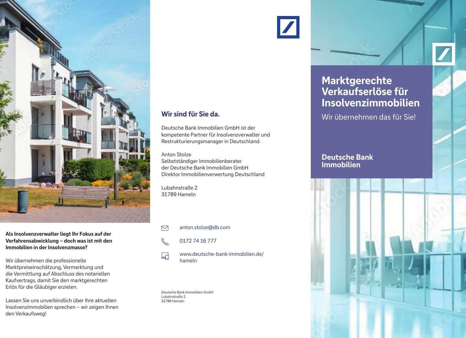 Flyer · Insolvenzimmobilien